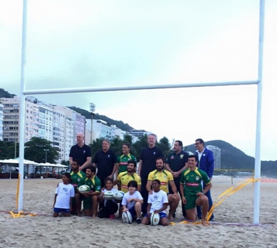 El Rugby se instala en la icónica playa de Copacabana