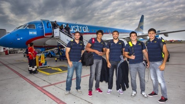 Los Pumas llegaron a Mendoza