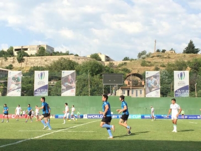 Los Teros cerraron la Tbilisi Cup con derrota 13-23 ante Italia Emegenti