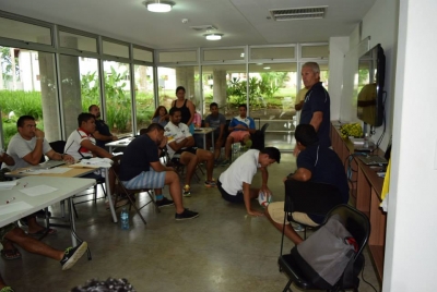 Taller de Referato y llegada de los seleccionados femeninos